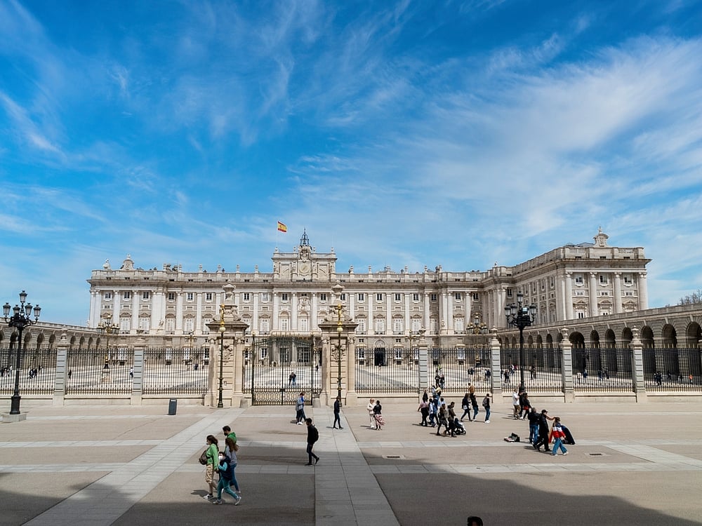 The striking architecture of the Royal Palace